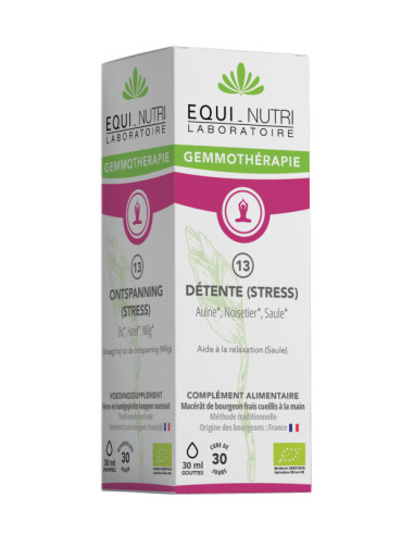 Bourgeons BIO - N°13 détente (stress) - 30 ml - EQUI-NUTRI