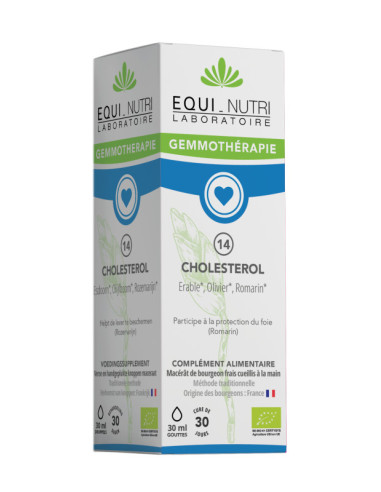 Bourgeons BIO - N°14 cholesterol - 30 ml - EQUI-NUTRI