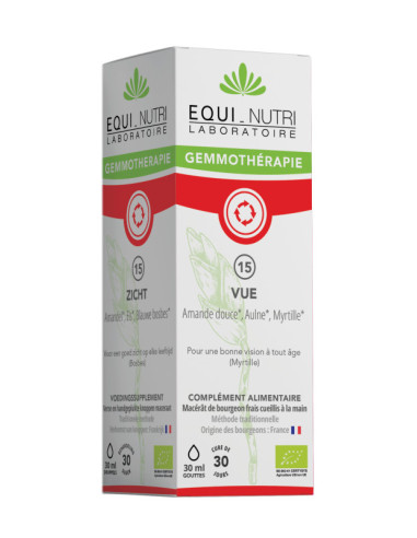 Bourgeons BIO - N°15 vue - 30 ml - EQUI-NUTRI