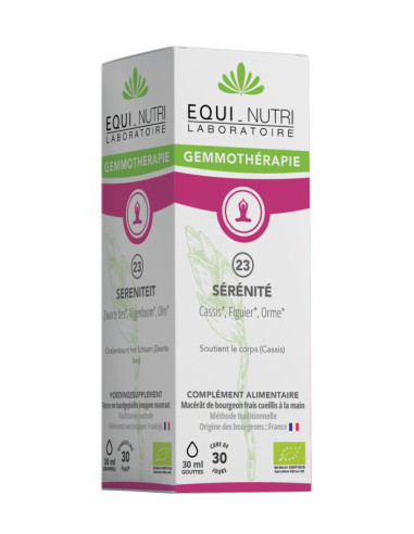 Bourgeons BIO - N°23 sérénité - 30 ml - EQUI-NUTRI