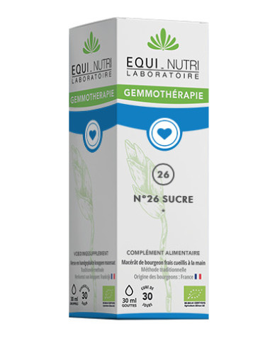 Bourgeons BIO - N°26 sucre - 30 ml - EQUI-NUTRI