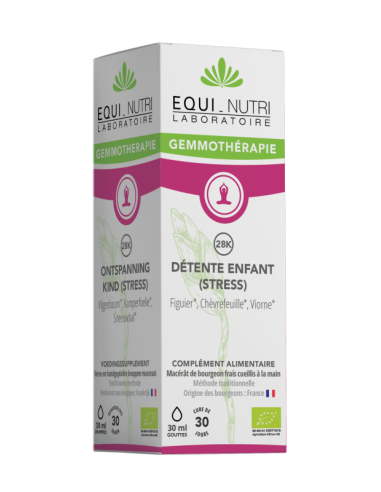 Bourgeons BIO - N°28k détente enfant - 30 ml - EQUI-NUTRI
