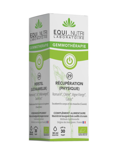 Bourgeons BIO - N°29 récupération (physique) - 30 ml - EQUI-NUTRI