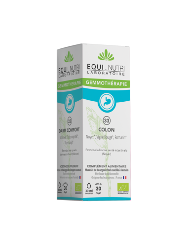 Bourgeons BIO - N°33 Colon - 30 ml - EQUI-NUTRI