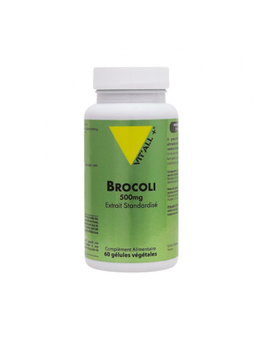 Brocoli bio 500 mg extrait standardisé – 60 gélules – VIT'ALL+