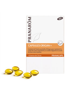 Capsules BIO Origan + Essence de Citron - 30 caps - PRANAROM