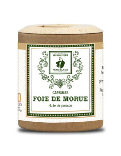 Capsules Foie de Morue - 500 mg - 250 capsules - PÈRE BLAIZE