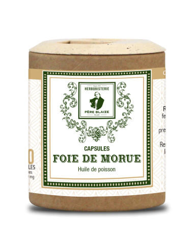 Capsules foie de morue - 270 mg - 100 capsules - PÈRE BLAIZE