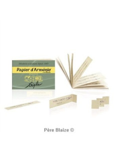 Carnet traditionnel triple - 12 feuilles - PAPIER D'ARMÉNIE