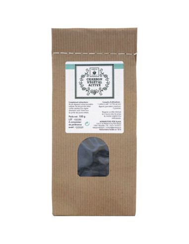 Charbon végétal activé - poudre - 100 g - PÈRE BLAIZE