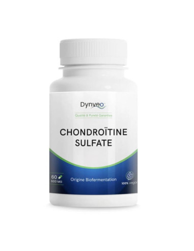 Chondroïtine sulfate vegan 600 mg – 60 gélules – DYNVEO