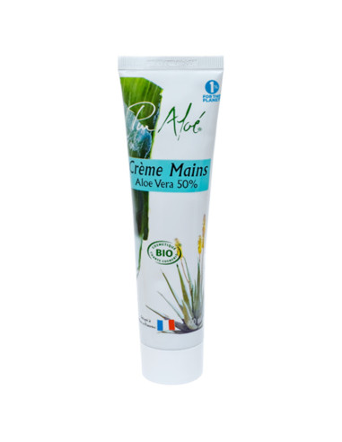 Crème mains BIO à l'Aloé véra 50% - 100 ml - PUR ALOE