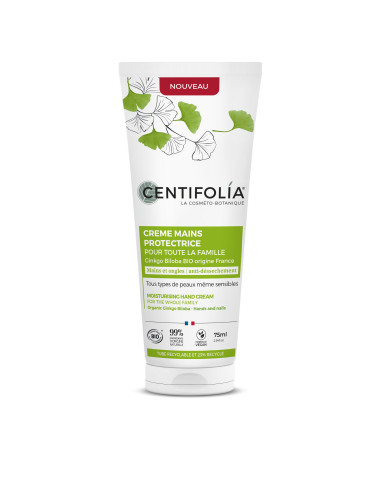 Crème mains protectrice pour toute la famille bio – Tube 75 ml – CENTIFOLIA