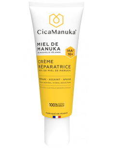 Crème réparatrice BIO 40% Miel de Manuka IAA10+ - 40 ml - CICAMANUKA