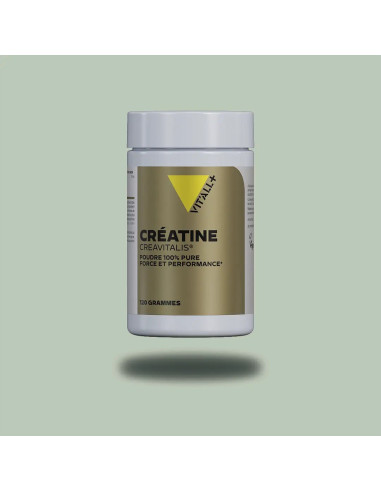 Créatine monohydrate poudre 100% pure – 120 g – VIT'ALL+