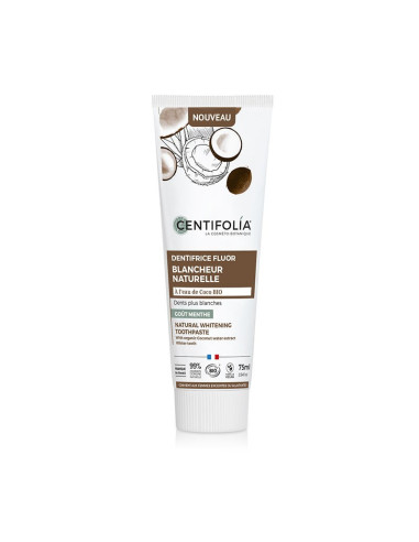 Dentifrice fluor blancheur naturelle – Tube 75 ml – CENTIFOLIA - ARCH
