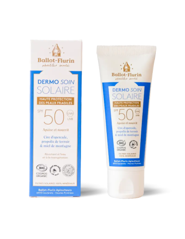 Dermo soin solaire SPF 50 – 40 g – BALLOT-FLURIN