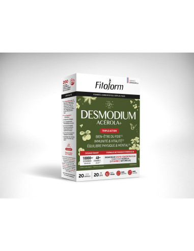 Desmodium acérola+ – 20 ampoules – FITOFORM