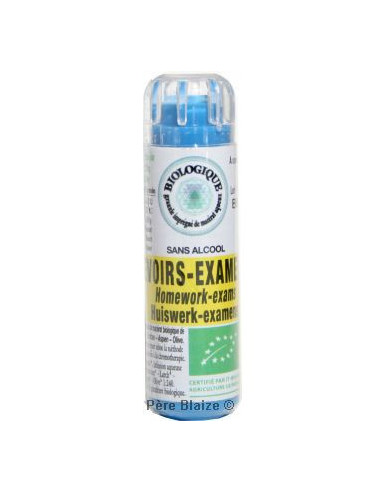 Devoirs examens - Fleur de Bach BIO granules - 130 granules - COMPLEXE BACH - KOSMEO FLEURS DE BACH
