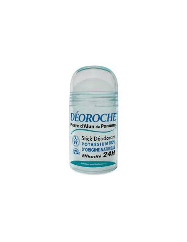 Déodorant stick 100 % Pierre d'Alun du Panama - 120 g - DÉOROCHE