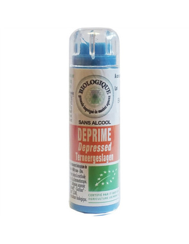 Déprime - Fleur de Bach BIO granules - 130 granules - COMPLEXE BACH - KOSMEO FLEURS DE BACH