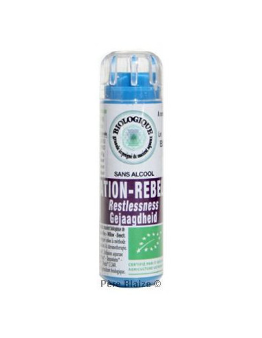 Agitation / Rébellion - Fleur de Bach BIO granules - 130 granules - COMPLEXE BACH - KOSMEO FLEURS DE BACH