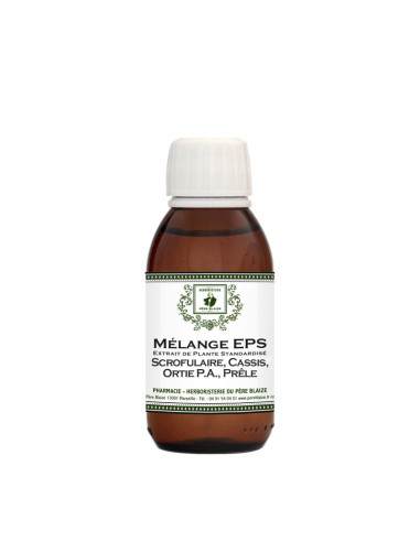 Extrait de plante standardisé (EPS) Scrofulaire, Cassis, Ortie P.A., Prêle - 150 ml -   PÈRE BLAIZE