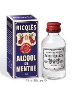 Alcool de Menthe - 5 cl - RICQLES