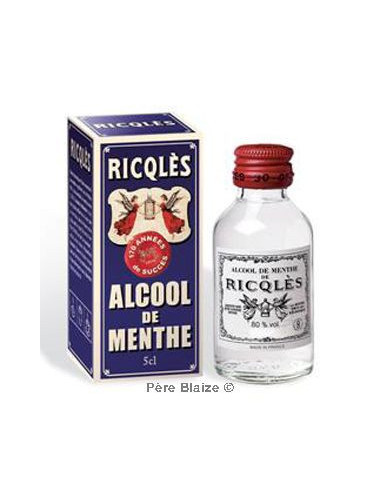 Alcool de Menthe - 5 cl - RICQLES