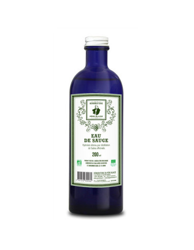 Eau florale - Hydrolat - Sauge BIO - 200 ml - PÈRE BLAIZE