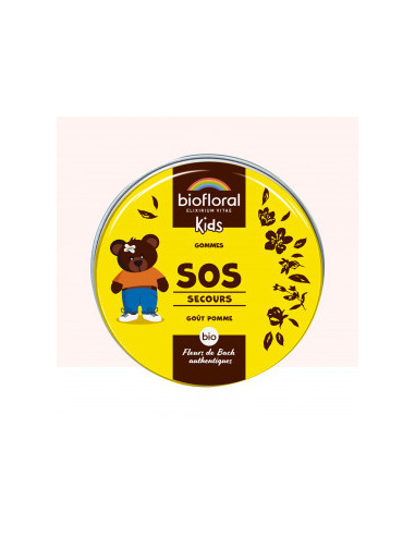 Enfants SOS Secours - Gommes BIO - 45 g - BIOFLORAL