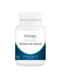 Extrait de pépins de raisin (OPC) – 60 gélules – DYNVEO
