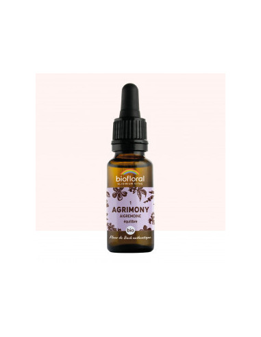 FDB 01 Agrimony, Aigremoine - Compte Gouttes Bio Demeter - 20 ml - BIOFLORAL