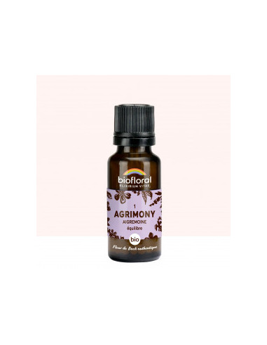 FDB 01 Agrimony, Aigremoine - Granules BIO - 19,5 g - BIOFLORAL