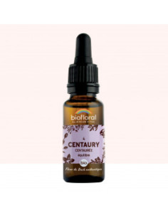 FDB 04 Centaury, Centaurée - Compte Gouttes BIO Demeter - 20 ml - BIOFLORAL