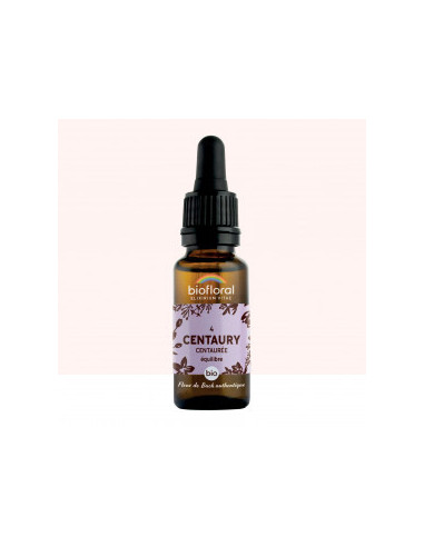 FDB 04 Centaury, Centaurée - Compte Gouttes BIO Demeter - 20 ml - BIOFLORAL