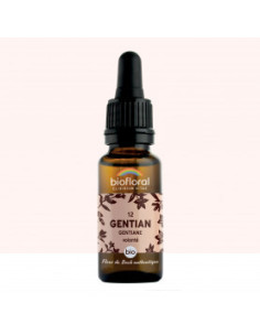 FDB 12 Gentian, Gentiane - Compte Gouttes BIO Demeter - 20 ml - BIOFLORAL