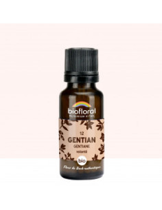 FDB 12 Gentian, Gentiane - Granules BIO - 19,5 g - BIOFLORAL