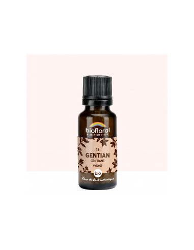 FDB 12 Gentian, Gentiane - Granules BIO - 19,5 g - BIOFLORAL