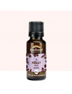 FDB 15 Holly, Houx - Granules BIO - 19,5 g - BIOFLORAL