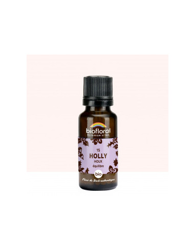 FDB 15 Holly, Houx - Granules BIO - 19,5 g - BIOFLORAL