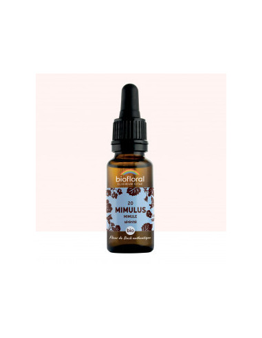 FDB 20 Mimulus, Mimule - Compte Gouttes BIO Demeter - 20 ml - BIOFLORAL
