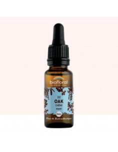 FDB 22 Oak, Chene - Compte Gouttes BIO Demeter - 20 ml - BIOFLORAL