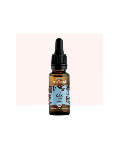 FDB 22 Oak, Chene - Compte Gouttes BIO Demeter - 20 ml - BIOFLORAL
