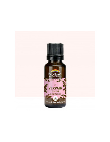 FDB 31 Vervain, Verveine - Granules BIO - 19,5 g - BIOFLORAL