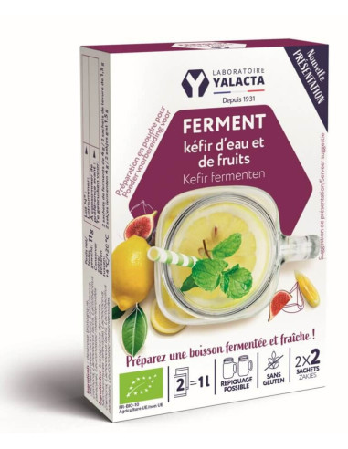 Ferment pour Kefir fruit - 4 g - YALACTA