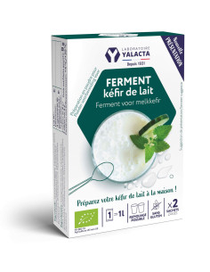 Ferment pour Kefir lait - 4 g - YALACTA