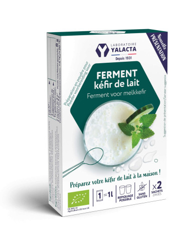 Ferment pour Kefir lait - 4 g - YALACTA