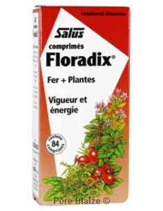 Floradix fer + plantes - 84 comprimés - SALUS