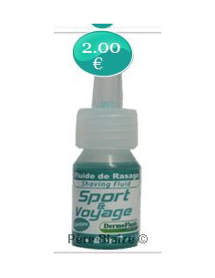 Fluide de rasage et d’après-rasage Sport & voyage – Dose – 3 ml – DERMOFLUIDE